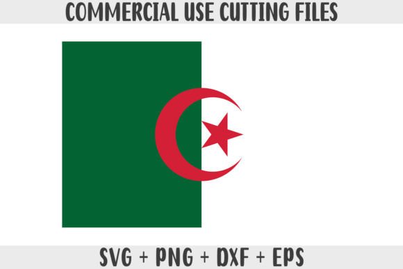 Algeria Flag SVG Original Colors