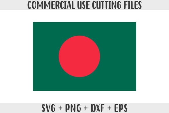 Bangladesh Flag SVG Original Colors: Graphics for Crafts & Content