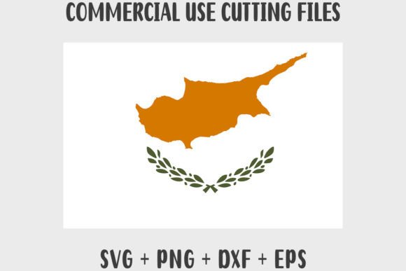 Cyprus Flag SVG Original Colors: Graphics for Crafts & Local Branding