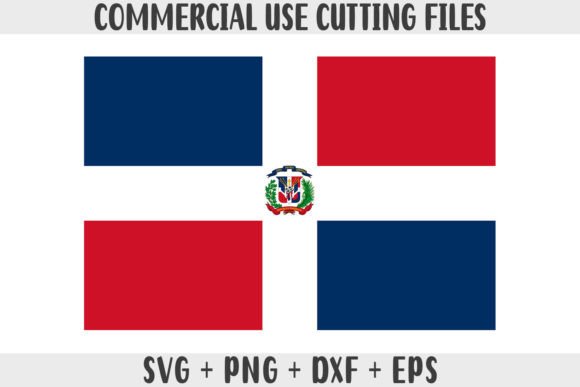Dominican Republic Flag SVG, PNG