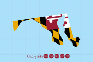Maryland State Graphics for Crafts & Branding