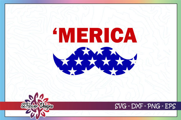 Merica Bearded, American Flag: Graphics for Crafts-Driven Branding