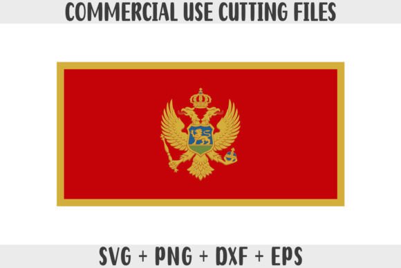 Montenegro Flag SVG Original Colors